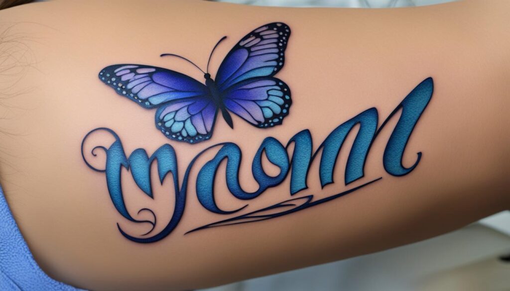 mom butterfly tattoo