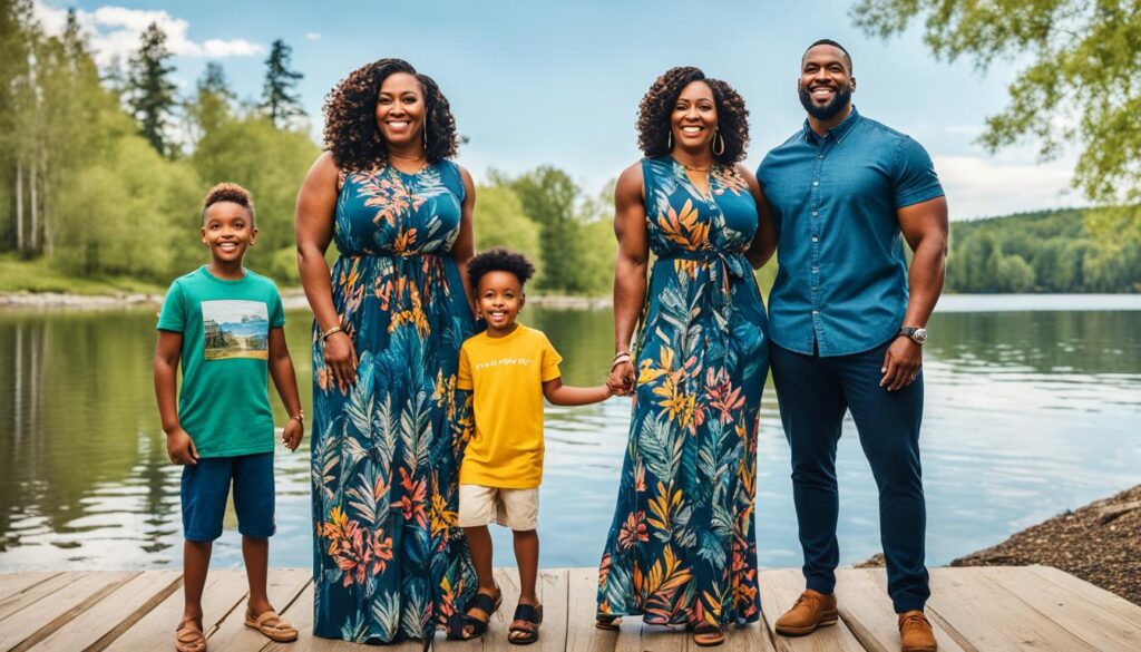 DeShawn Snow and her family